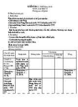 Bộ đề kiểm tra Lịch sử 8 cả năm